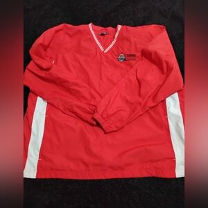 Sport-Tek V-Neck Pullover Wind Jacket 